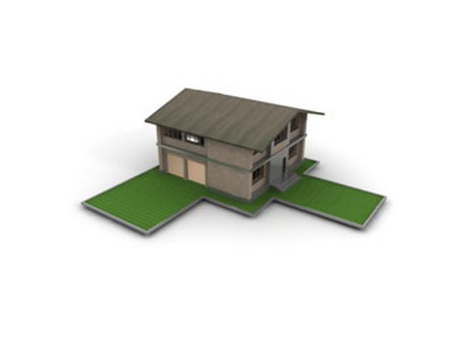 Free House 3D model__2 For Architecture 3Ds Max Model Download